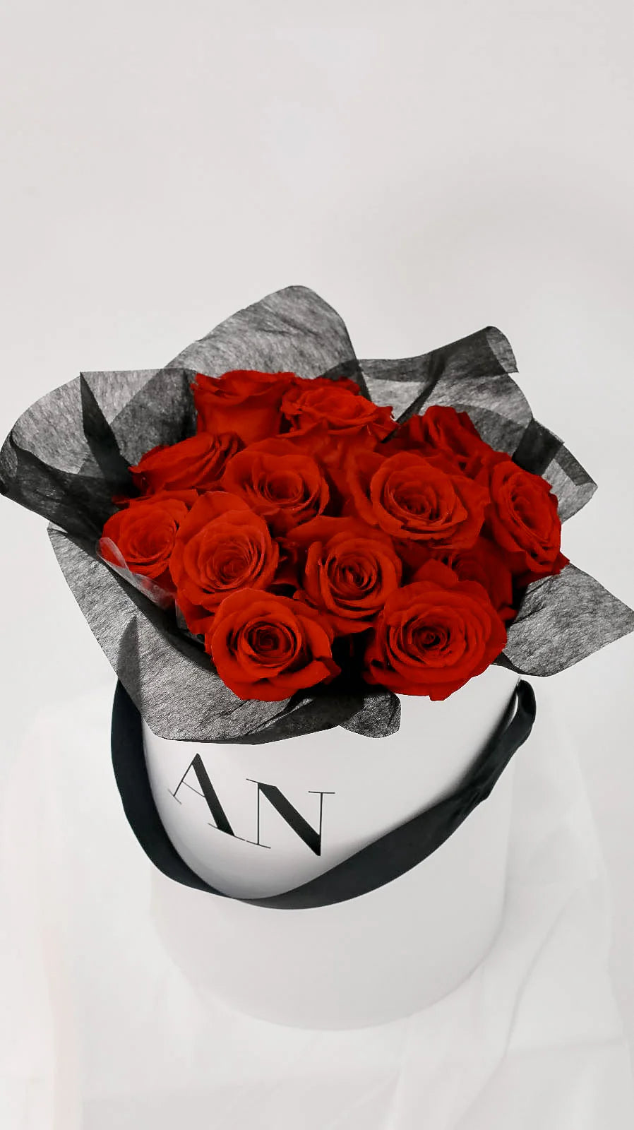 Signature Red Rose Hat Box