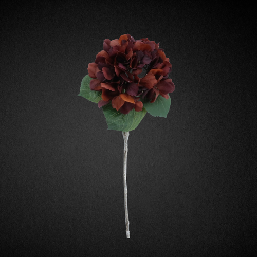 Burgundy Hydrangea Real Touch Stem