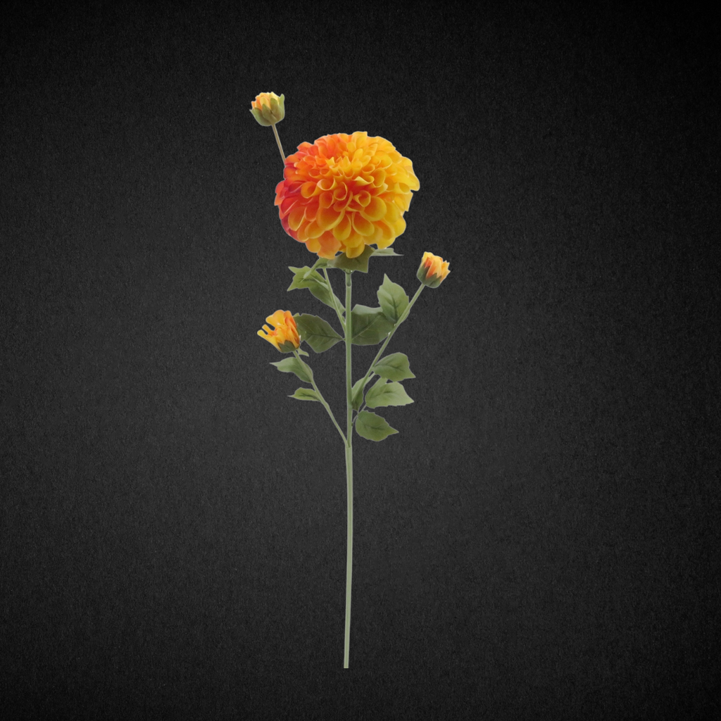 Real Touch Silk Dahlia (4 Head)