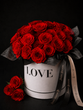 Signature Red Rose Hat Box